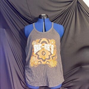 Women’s High-Neck Gray Tank Top